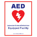 AED Device at Bayfield Yacht Club at Pump House by Dock A, B and C