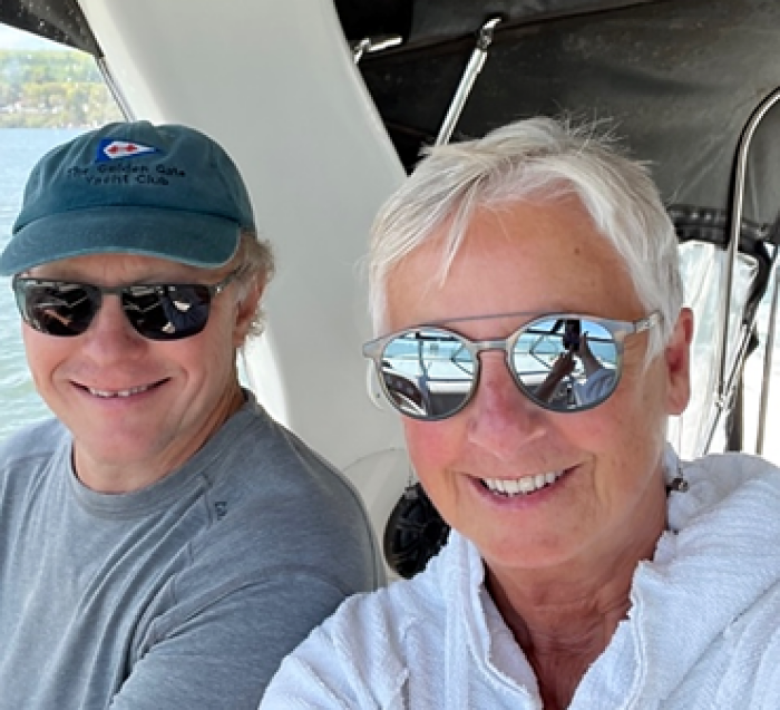 Cindy Olson, Commodore for Bayfield Yacht Club